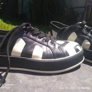 fun all leather sneakers MaxMara size 38